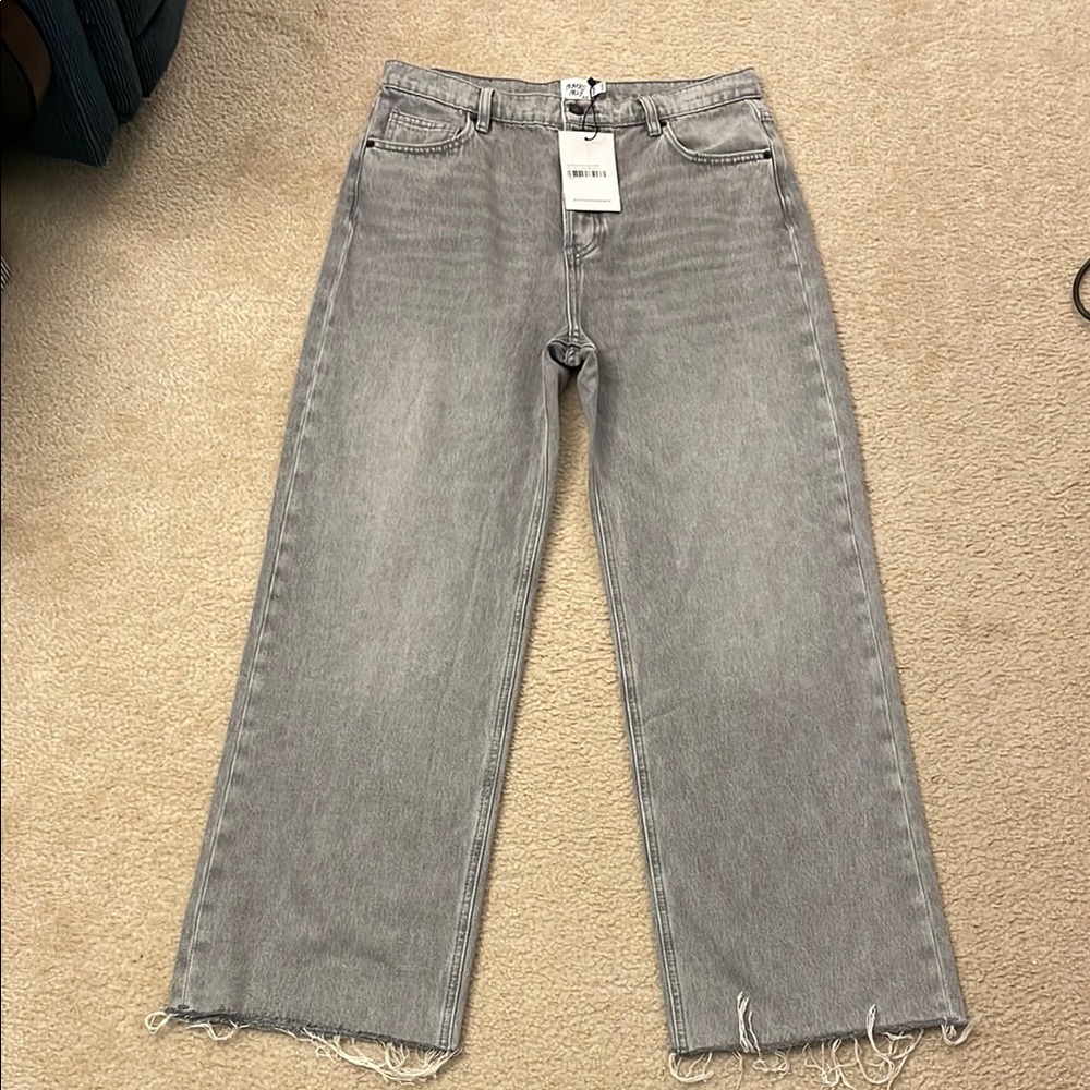 NWT Princess Polly Fawcett jeans. Grey Wash. Size 8.
